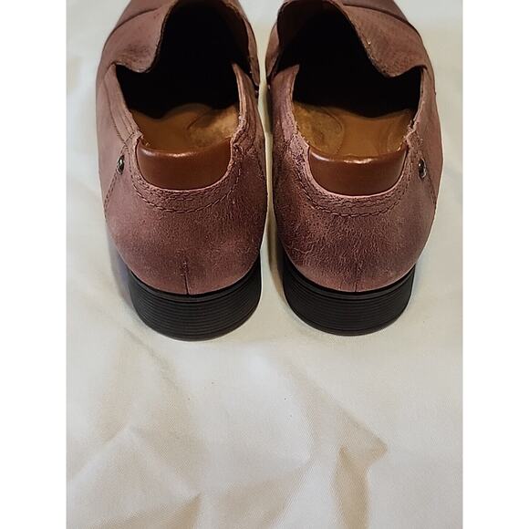 Rockport Cobb Hill Shoes Womens 9 Crosbie Slip On Loafer CI6210 Burgundy - Picture 9 of 12